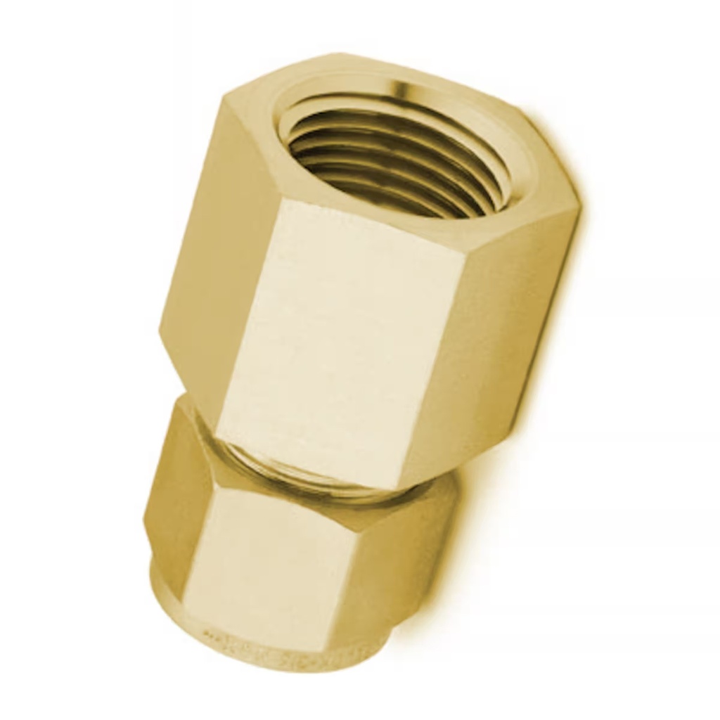 B-810-7-8 BRASS FEMALE CONNECTOR