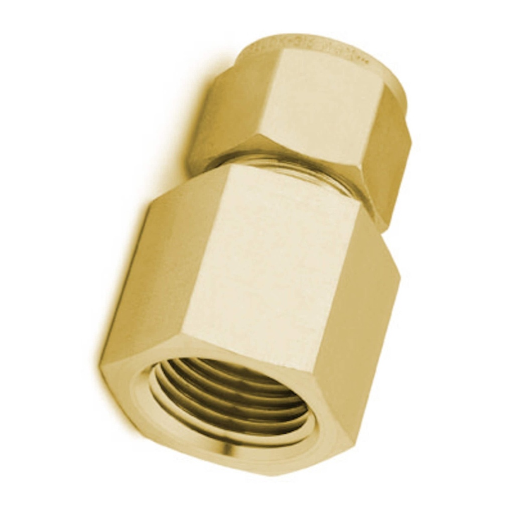 B-810-7-8 BRASS FEMALE CONNECTOR