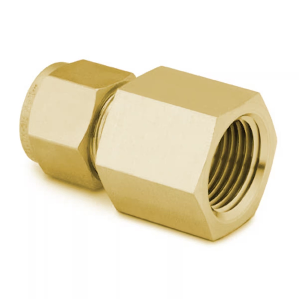 B-810-7-8 BRASS FEMALE CONNECTOR