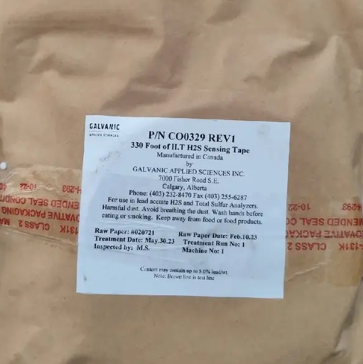 [CO0329] CO0329 Lead Acetate Tape 330 Feet Length