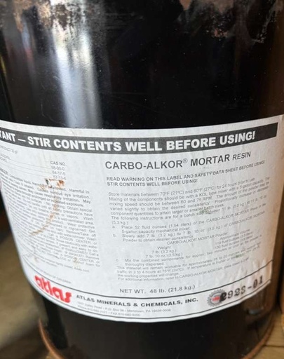 Carbo-Alkor Mortar Resin